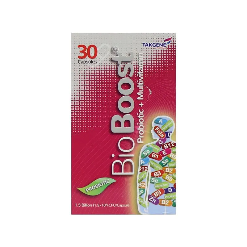 جعبه کپسول بایو بوست تک ژن فارما جلو