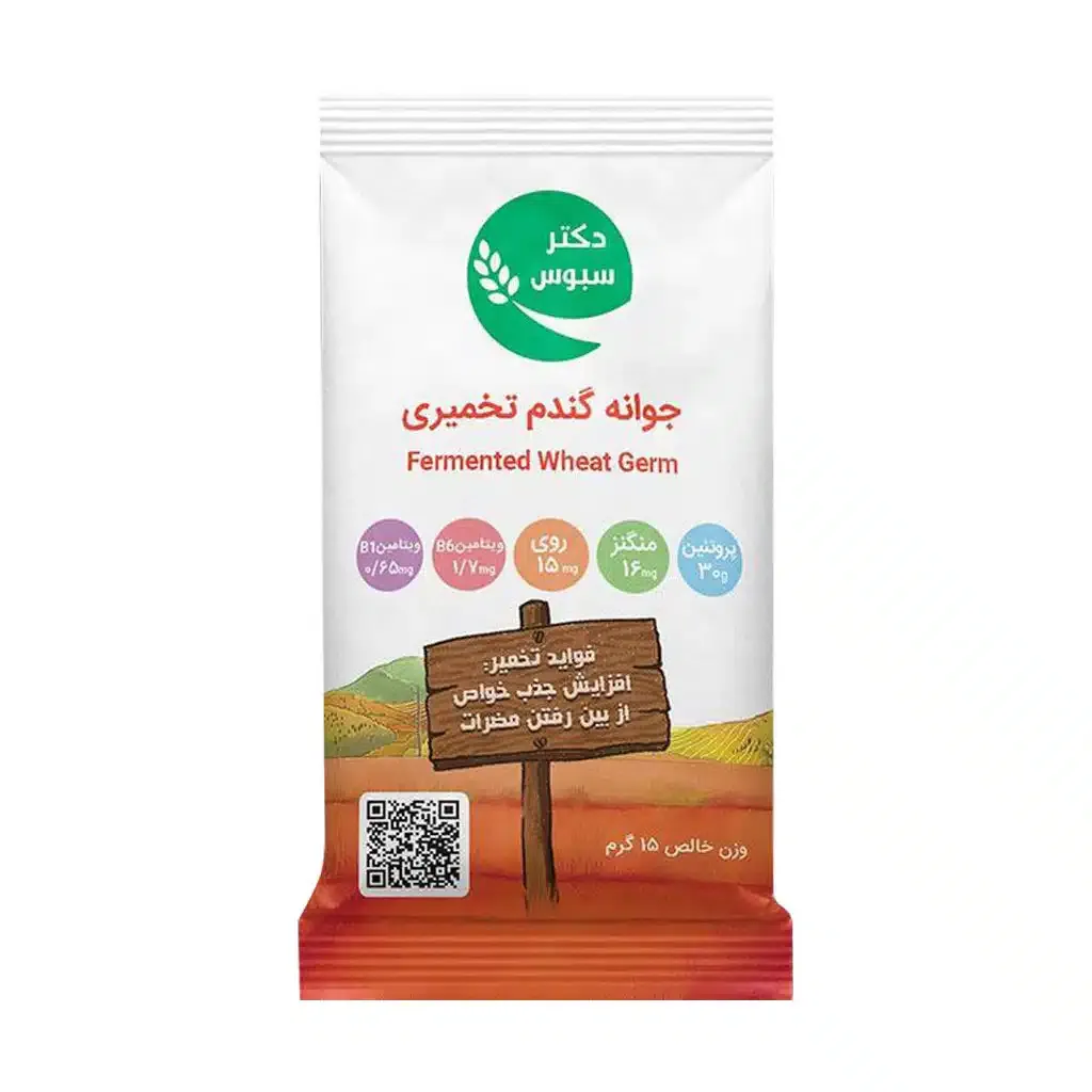 ساشه جوانه گندم تخمیری پارسیان آنزیم انرژی بخش 15 گرم
