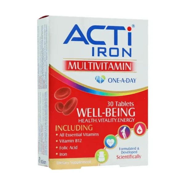 قرص اکتی آیرون لیبرتی سوئیس 30 عدد - تصویر 1