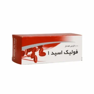 قرص فولیک اسید 1 شهر دارو حفظ سلامت جنین 30 عدد