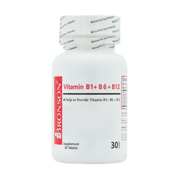 قرص ویتامین B1 و B6 و B12 برونسون 30 عدد - تصویر 1