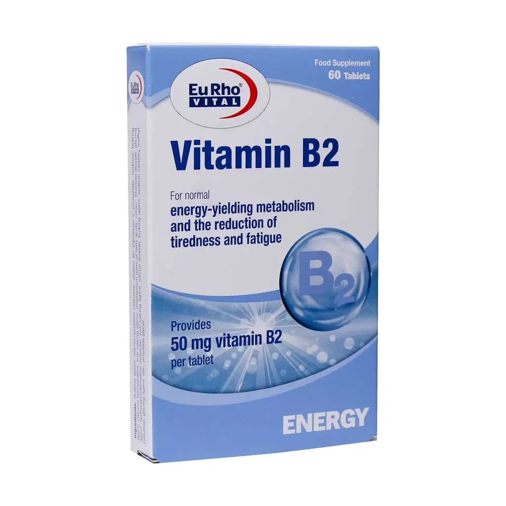 قرص ویتامین B2 یوروویتال 60 عدد - تصویر 1