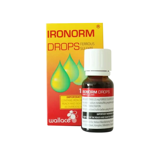 قطره آیرونورم والاس تامین آهن و پیشگیری از کم خونی ۱۵ میلی لیتر
