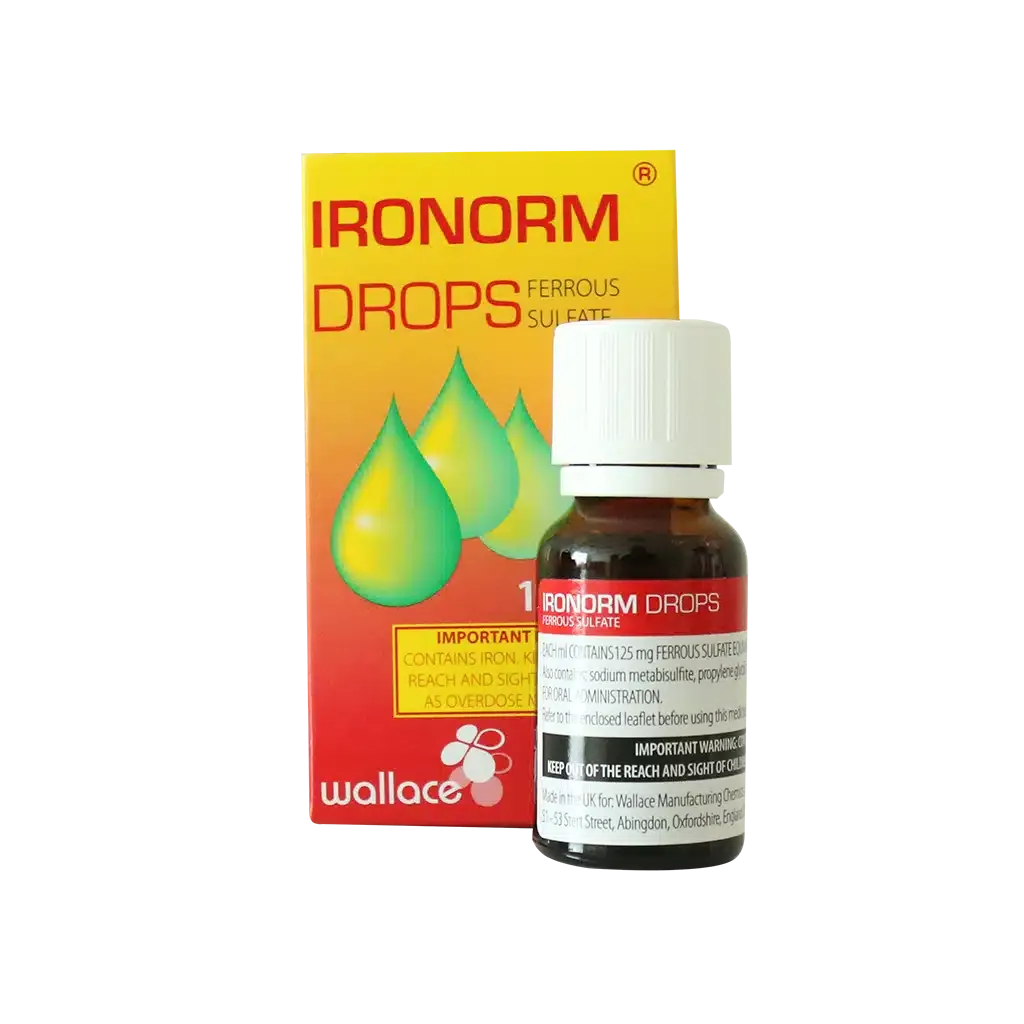 قطره آیرونورم والاس تامین آهن و پیشگیری از کم خونی ۱۵ میلی لیتر