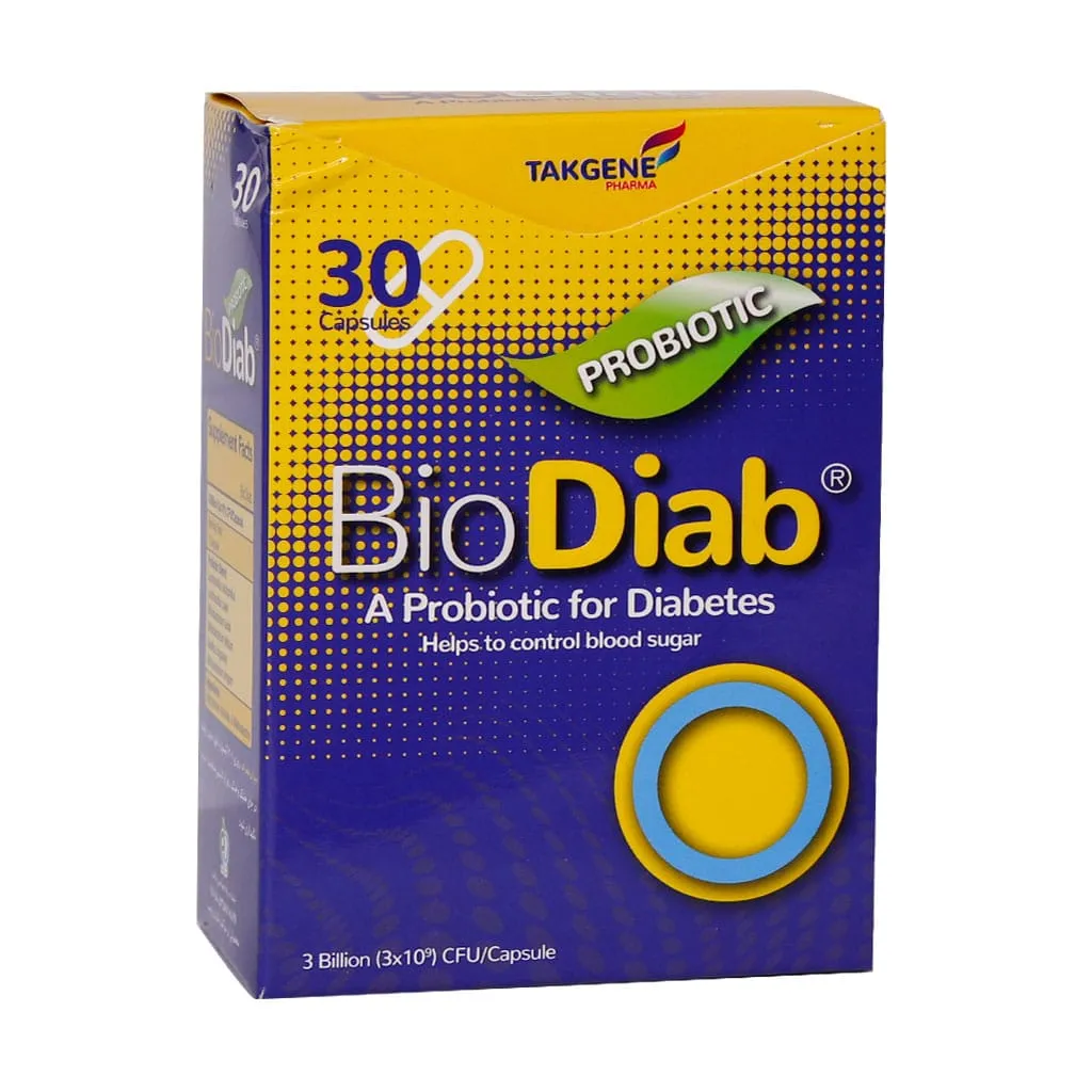 کپسول بایو دایاب تک ژن فارما کنترل قند خون 30 عدد