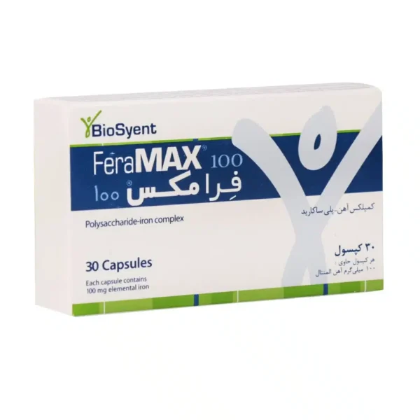 کپسول فرامکس 100 بیوساینت کمک به درمان کم خونی 30 عدد