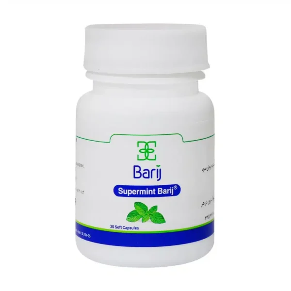 کپسول نرم سوپرمینت باریج اسانس تقویت معده 30 عددی