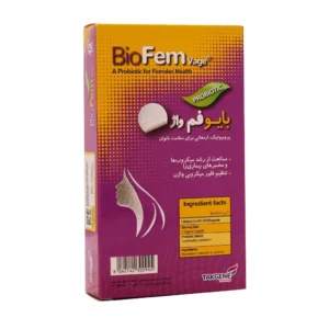 کپسول واژینال بایو فم واژ تک ژن فارما درمان عفونت واژینال 12 عدد