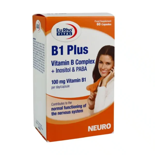 کپسول ویتامین B1 پلاس یوروویتال 60 عدد - تصویر 1