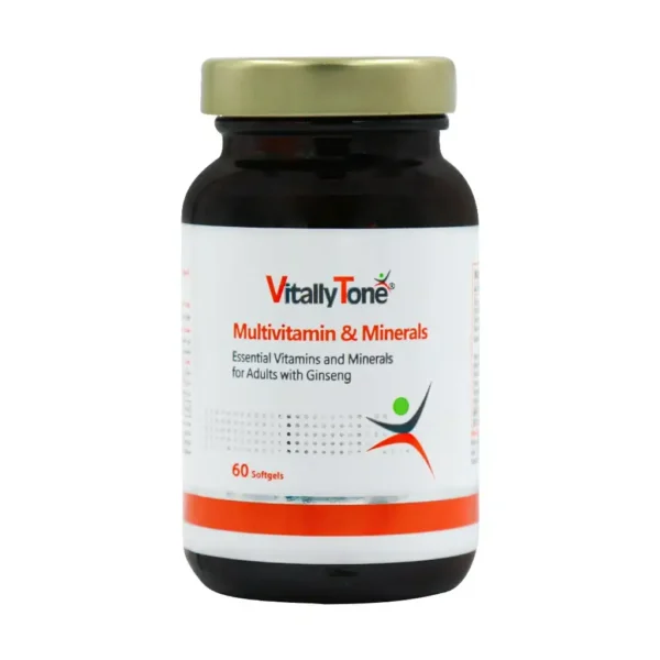 کپسول ژلاتینی نرم مولتی ویتامین و مینرال ویتالی تون تقویت سیستم ایمنی 30 عدد