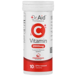 قرص جوشان ویتامین C 2000 میلی‌گرم دکتر اید 10 عدد