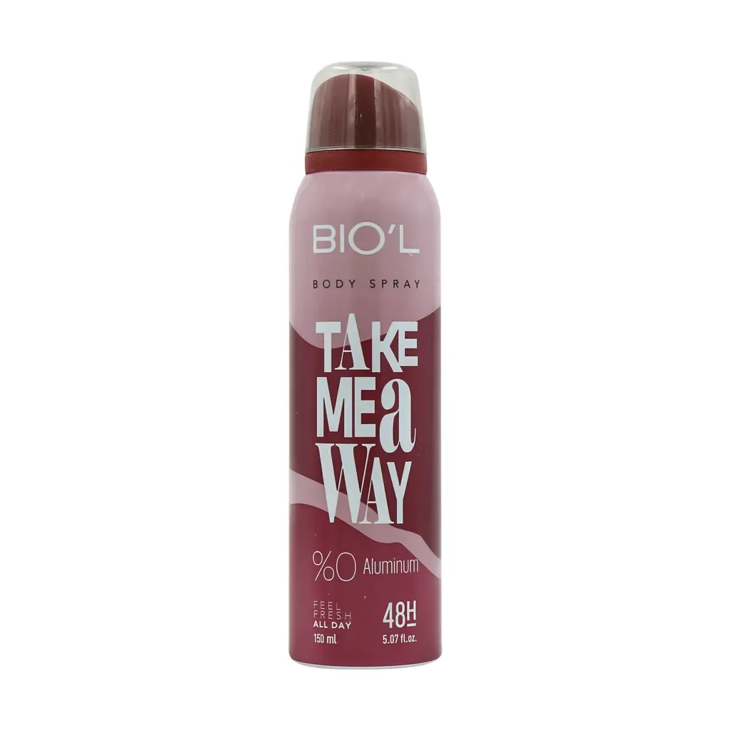 اسپری بدن مردانه بیول مدل Take Me Away 150 میلی لیتر ماندگاری بالا