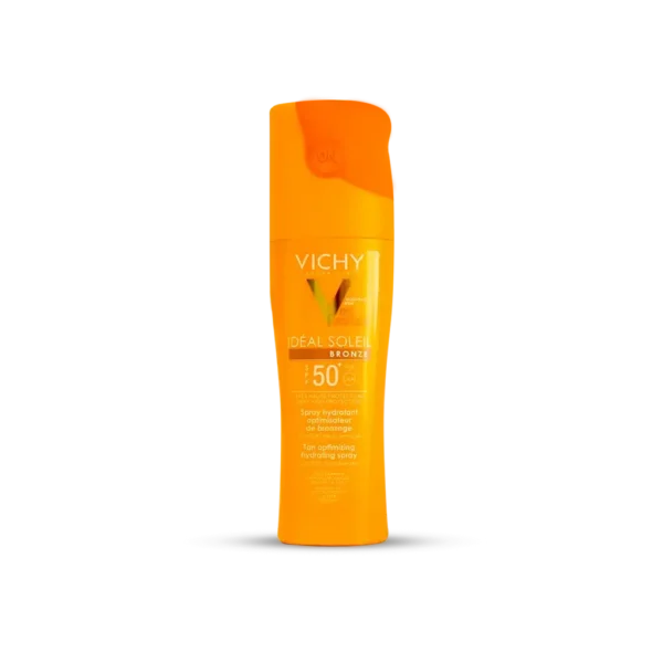 اسپری برنزه کننده +SPF50 ویشی حفظ رطوبت و محافظت از پوست