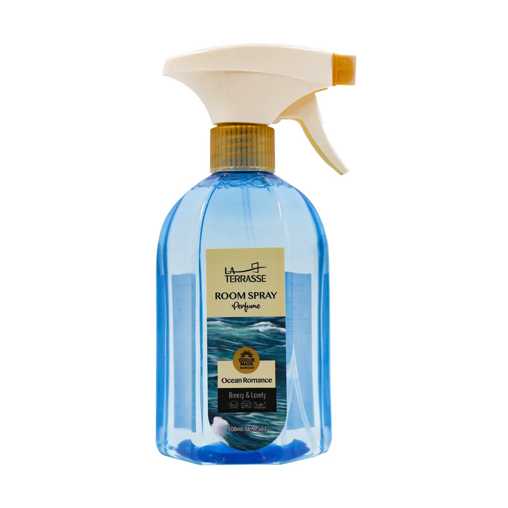 اسپری خوشبو کننده هوا لاتراس مدل Ocean Romance 500 میلی لیتر با رایحه آکواتیک