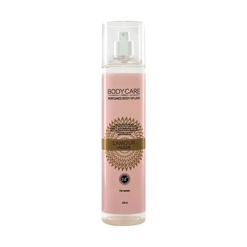 بادی اسپلش زنانه بادی کر مدل Lamour Lalique 250 میلی لیتر رایحه خنک و شیرین