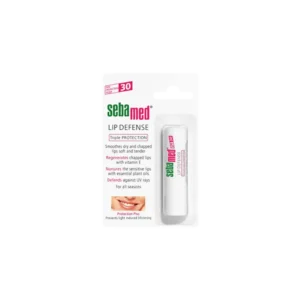 بالم محافظ لب و ضد آفتاب SPF30 سبامد پیشگیری و درمان خشکی و ترک لب ۴ گرم