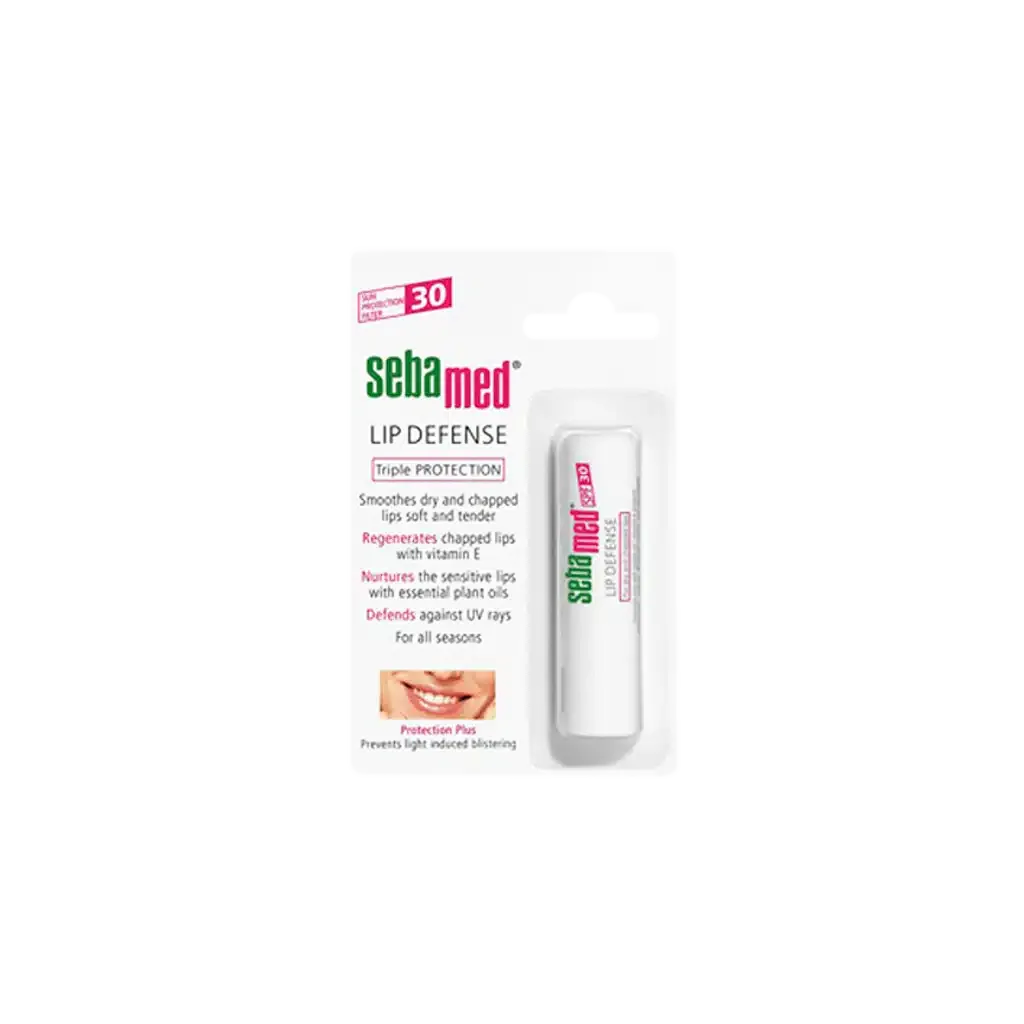 بالم محافظ لب و ضد آفتاب SPF30 سبامد پیشگیری و درمان خشکی و ترک لب ۴ گرم