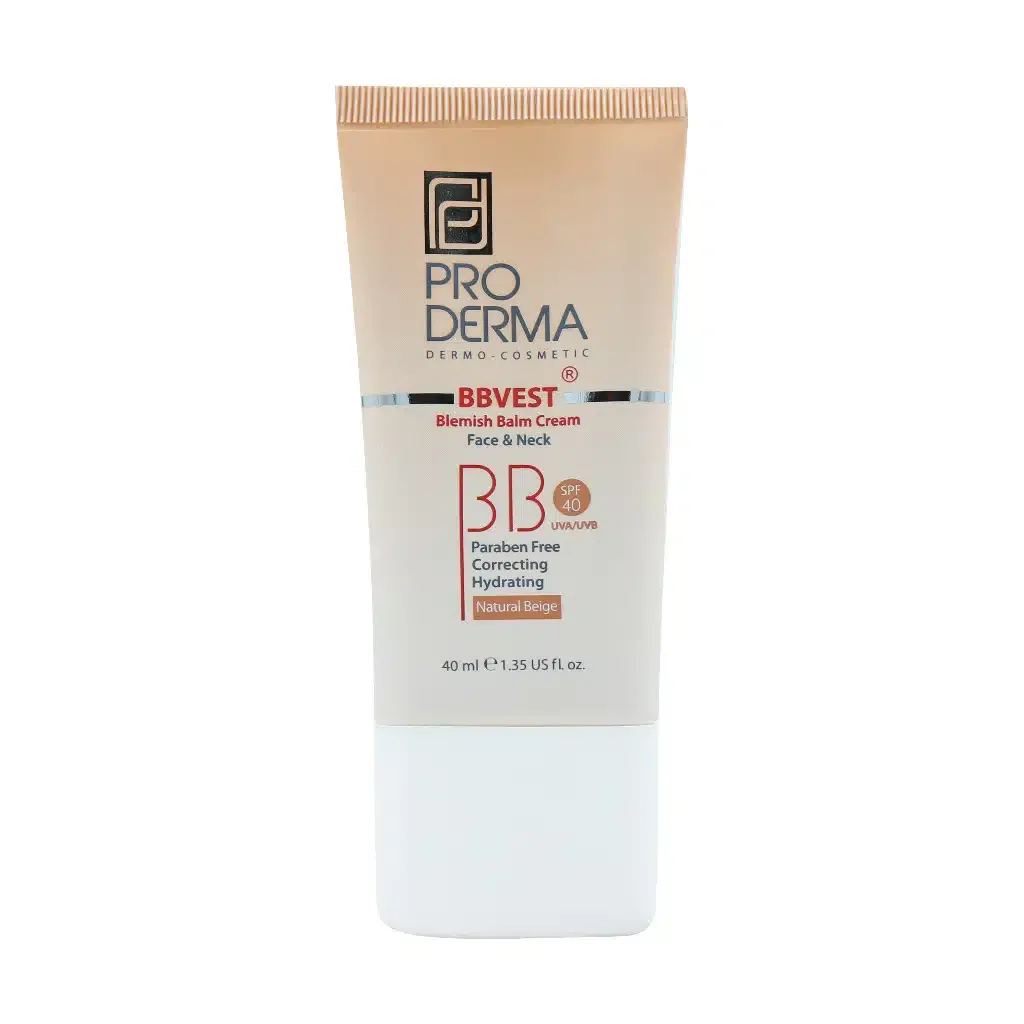 بی بی کرم SPF40 پرودرما مناسب پوست های چرب و جوشدار 40 میلی لیتر