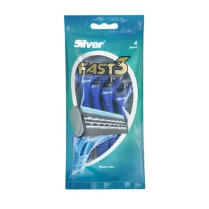خودتراش مردانه سیلور مدل Fast3 4 عددی اصلاح صورت و بدن