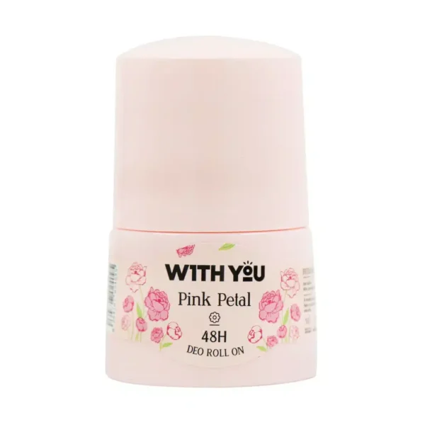 رول ضد تعریق زنانه ویت یو مدل Pink Petal 50 میلی لیتر کاهش تعریق و بوی بد