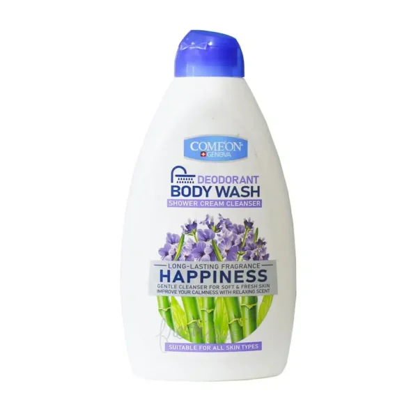 شامپو بدن کرمی کامان مدل Happiness 510 میلی لیتر نرم کننده و مرطوب کننده پوست