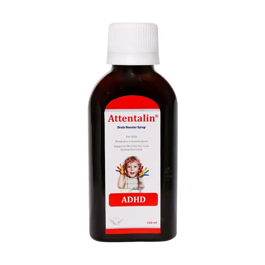 شربت اتنتالین سیمرغ دارو عطار 120 میلی لیتر بهبود تمرکز و کاهش بی قراری در کودکان