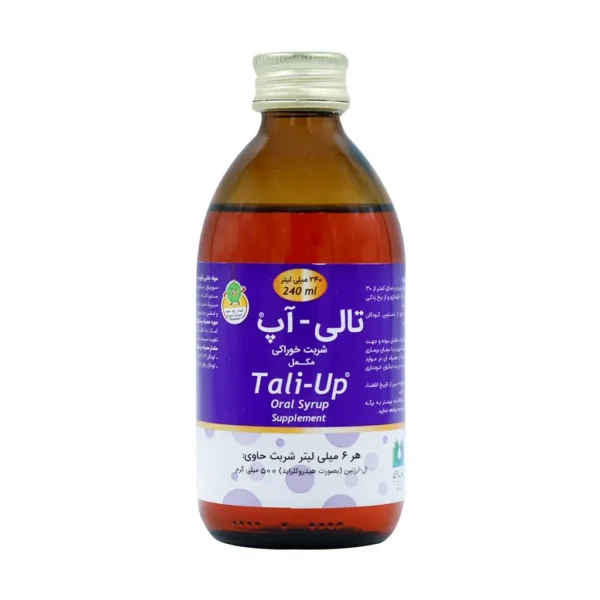 شربت تالی آپ الحاوی 240 میلی لیتر ال آرژنین تقویت سیستم ایمنی