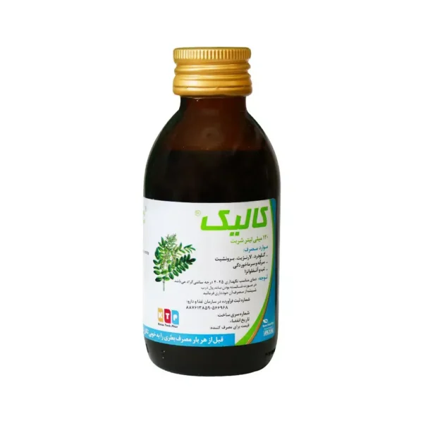 شربت ضد سرفه کالیک نوتک فار ۱۲۰ میلی لیتر گیاهی برای درمان سرفه