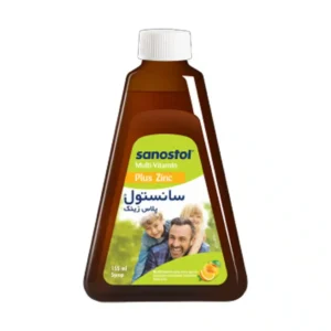 شربت مولتی سانستول پلاس زینک 155 میلی لیتر زینک تقویت سیستم ایمنی و رشد کودکان