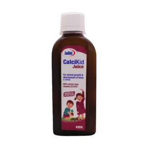 شربت کلسی کید جویس یوروویتال 200 میلی لیتر تامین کننده کلسیم و ویتامین D و K