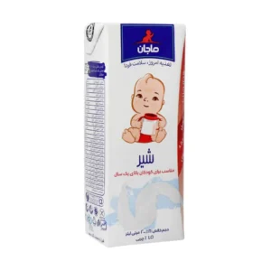 شیر کم چرب ماجان 200 میلی لیتر مناسب کودکان بالای یک سال