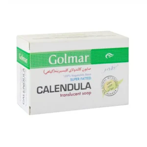 صابون کالاندولای گلیسیرینه گیاهی گلمر 90 گرم التیام بخش و مرطوب کننده