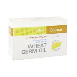 صابون گیاهی روغن جوانه گندم گلمر 90 گرم جوانسازی پوست و ضد لک