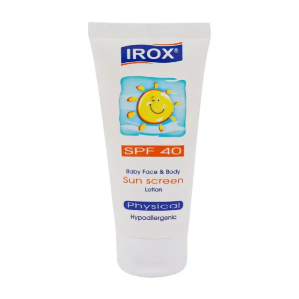 ضد آفتاب کودک ایروکس SPF40 محافظت از پوست حساس