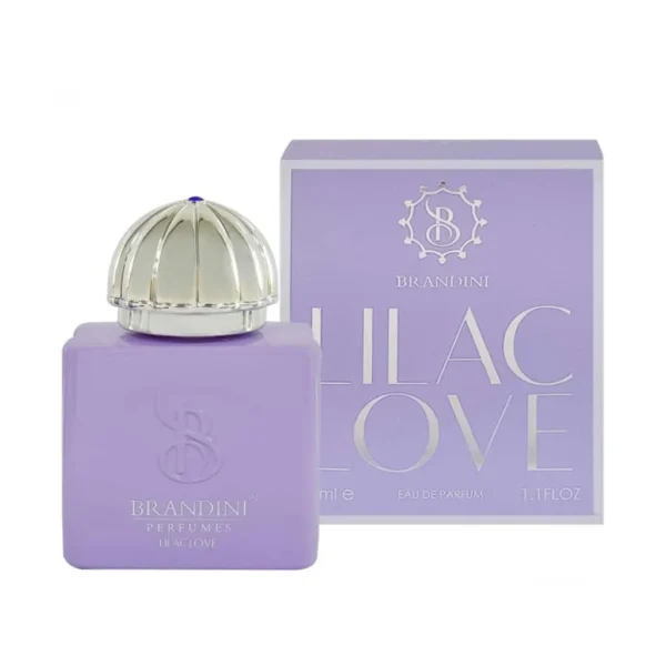 عطر جیبی زنانه برندینی مدل Lilac Love 33 میلی لیتر رایحه گرم و شیرین