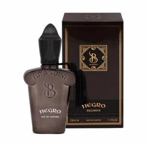 عطر جیبی زنانه و مردانه برندینی مدل Negro حجم 33 میلی لیتر رایحه تند و تلخ
