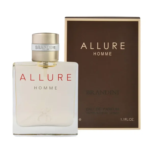 عطر جیبی مردانه برندینی مدل Allure Homme حجم 33 میلی لیتر با رایحه خنک و شیرین