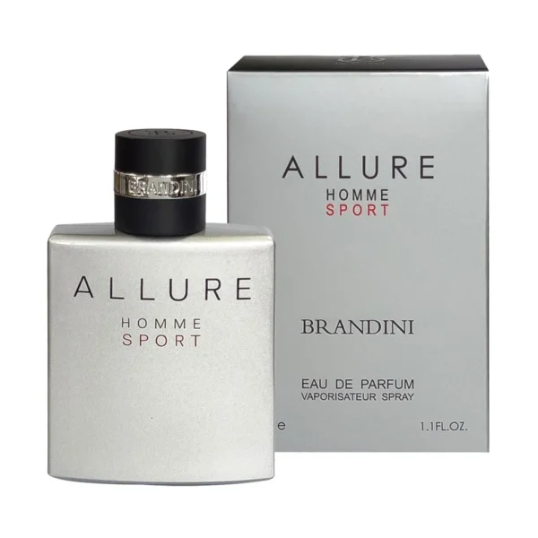 عطر جیبی مردانه برندینی مدل Allure Homme Sport حجم 33 میلی لیتر رایحه خنک و شیرین
