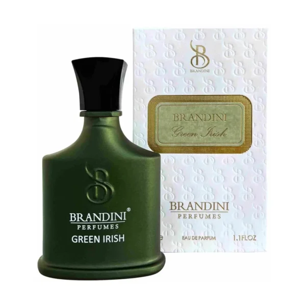 عطر جیبی مردانه برندینی مدل Green Irish حجم 33 میلی لیتر خنک و انرژی بخش