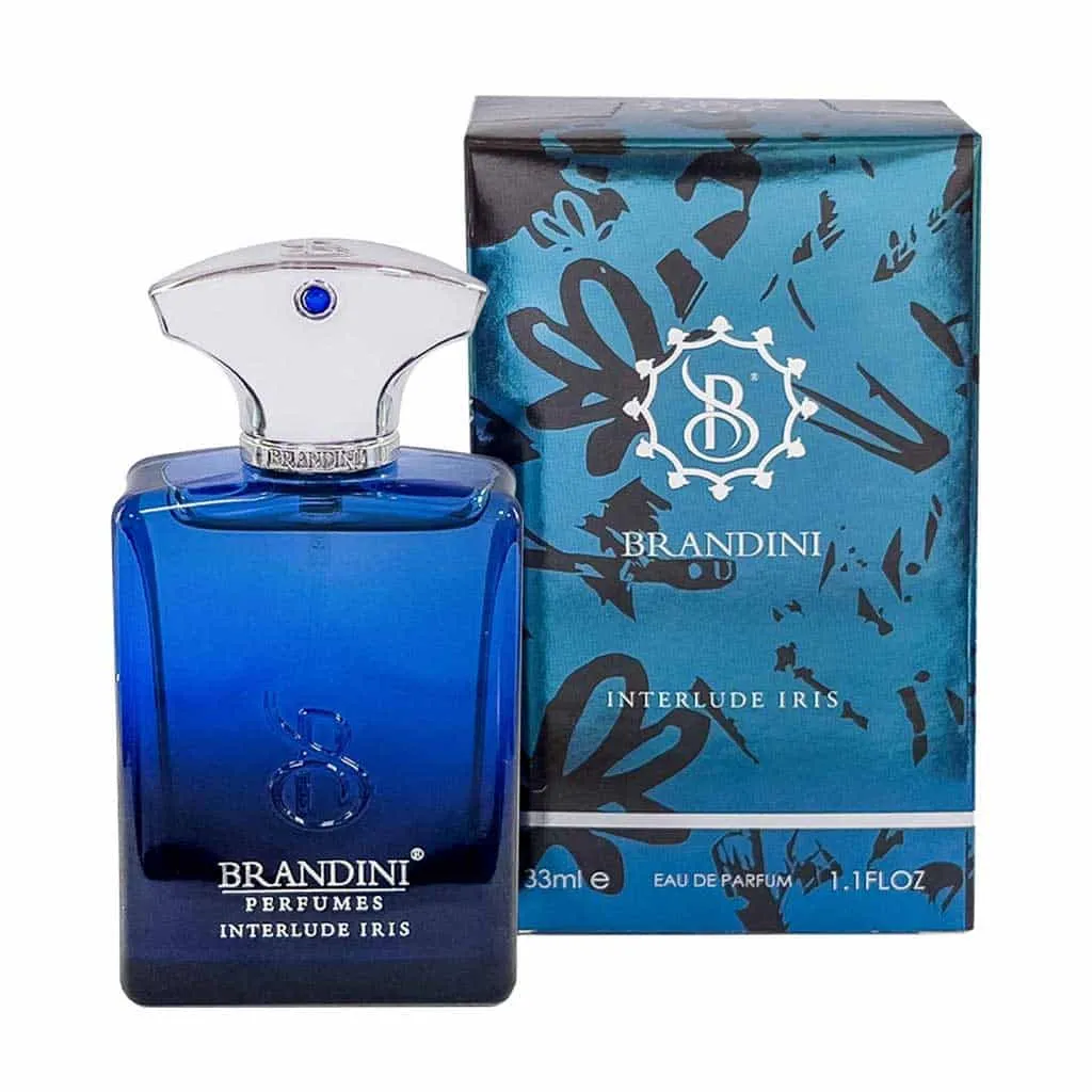 عطر جیبی مردانه برندینی مدل Interlude Iris 33 میلی لیتر ماندگاری بالا