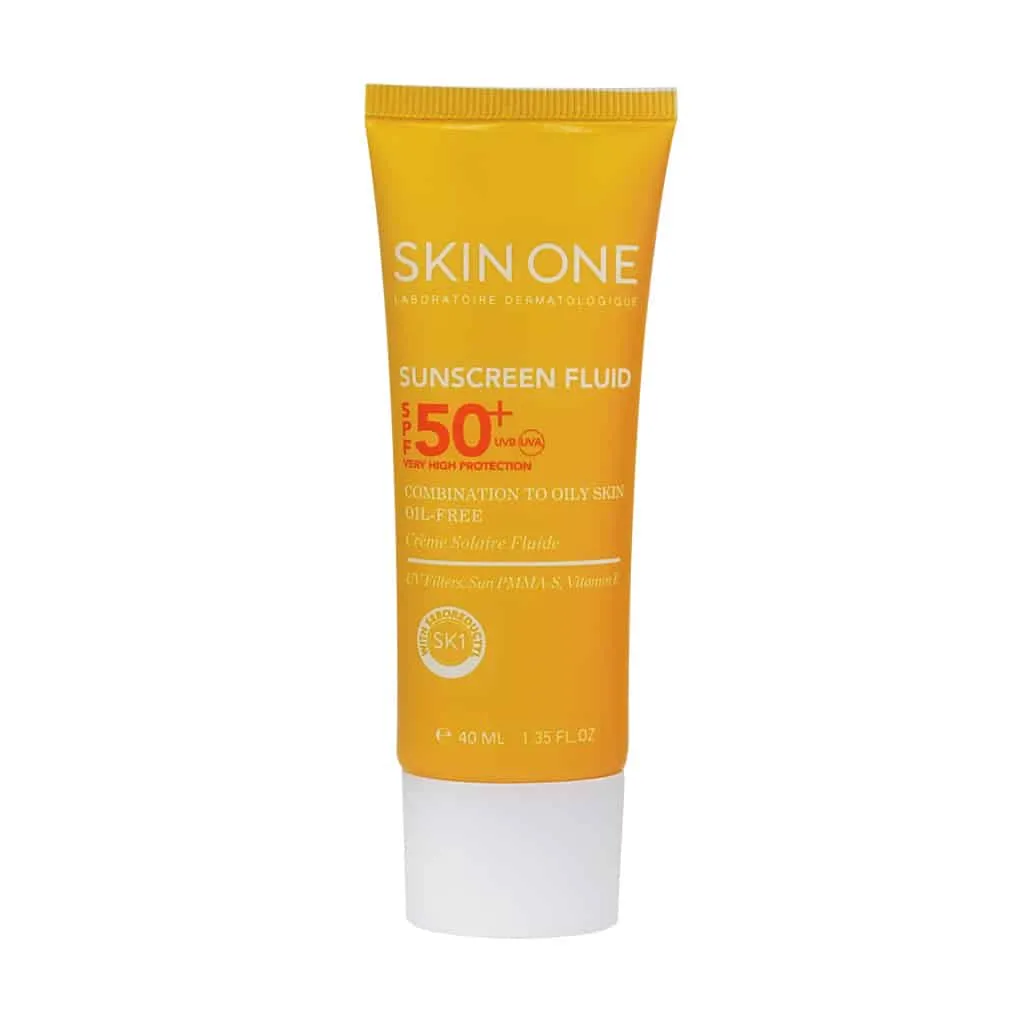 فلوئید ضد آفتاب اسکین وان پوست چرب SPF50 محافظت بالا