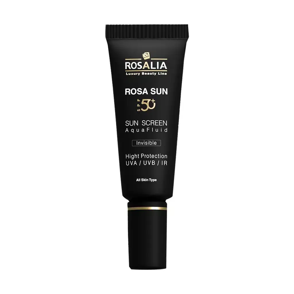 فلوئید ضد آفتاب بی رنگ SPF50 رزالیا مناسب انواع پوست 40 میلی لیتر