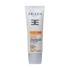 فلوئید ضد آفتاب و ضد جوش SPF50 اریکه برای پوست چرب