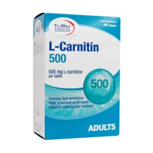 قرص ال کارنیتین 500 میلی گرم یوروویتال چربی سوز