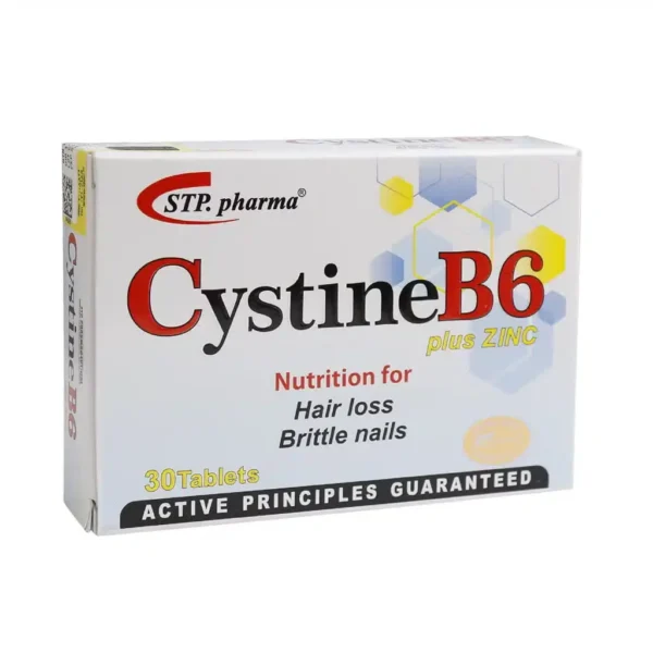 قرص سیستین ب 6 اس تی پی فارما 30 عدد جلوگیری از ریزش مو