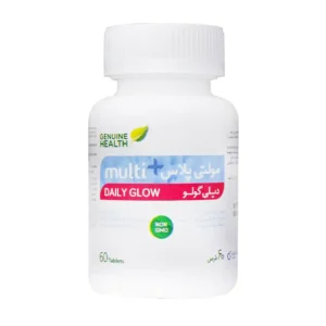 قرص مولتی پلاس دیلی گولو جنیون هلث 60 عدد تغذیه و حفظ سلامت پوست