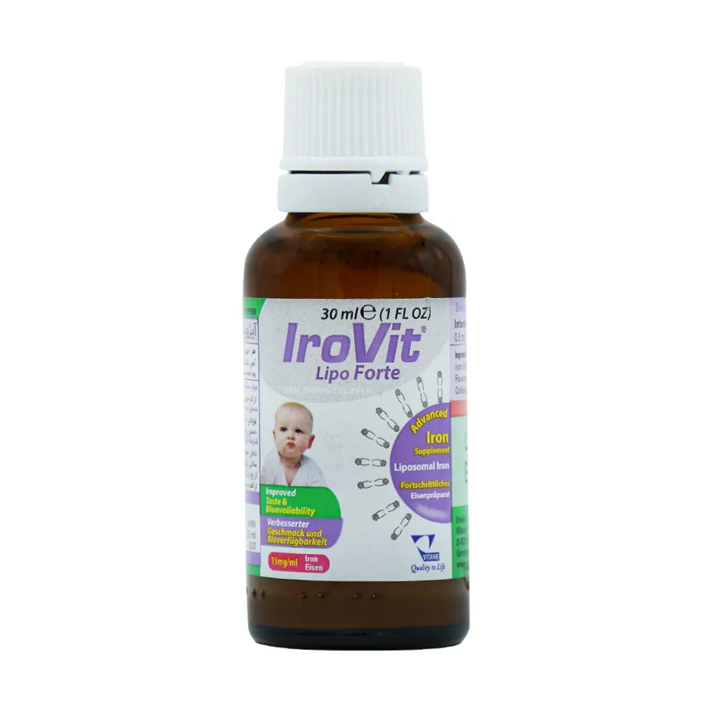 قطره آیروویت ویتان ۳۰ میلی لیتر تقویت کننده آهن برای پیشگیری از کم خونی