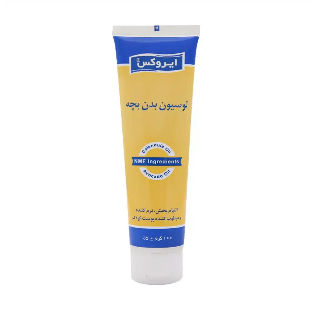 لوسیون بدن بچه ایروکس ۱۰۰ گرم مرطوب کننده پوست کودک