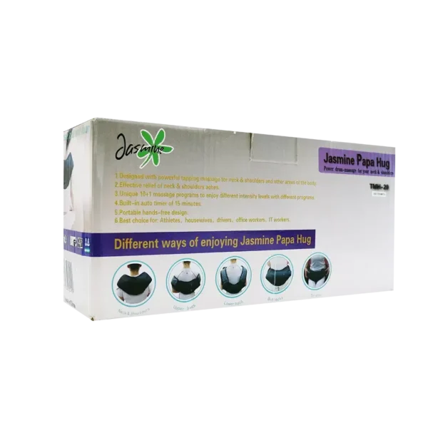 ماساژور ضربه‎ای گردن و شانه جاسمین پاپا هاگ مدل TMH-29 خستگی را کاهش می‌دهد