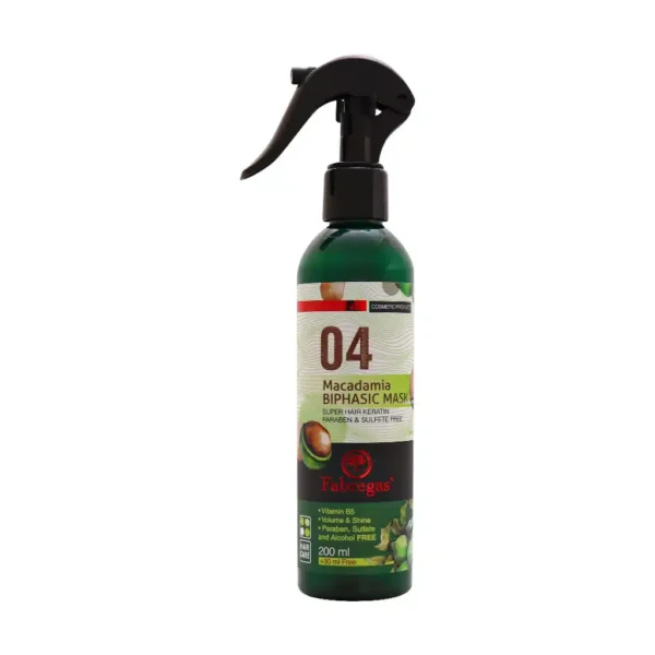 ماسک مو دوفاز کراتینه ماکادمیا فابریگاس مناسب موهای چرب کراتینه و آسیب دیده 200 میلی لیتر